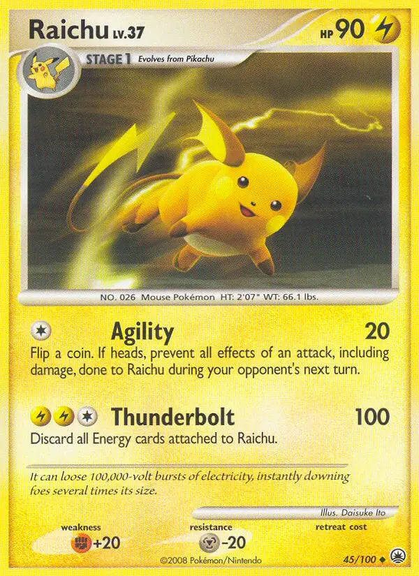Raichu 45 Majestic Dawn Pokesingles