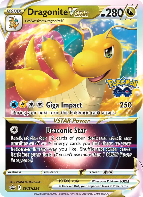 Dragonite VSTAR SWSH236 SWSH Black Star Promos Pokesingles