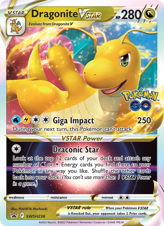 Dragonite VSTAR SWSH236 SWSH Black Star Promos Pokesingles