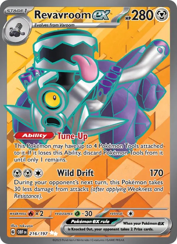 Revavroom ex 216 Obsidian Flames Pokesingles