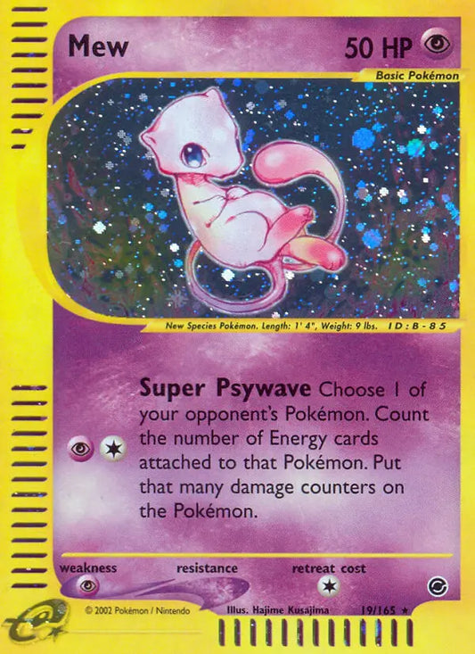 Mew 19 Expedition Base Set Pokesingles