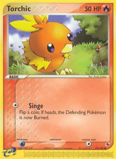 Torchic 74 Ruby & Sapphire Pokesingles
