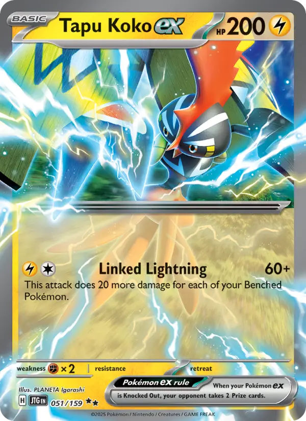 Tapu Koko ex 51 Journey Together Pokesingles