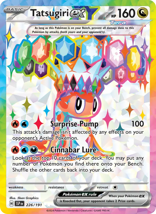 Tatsugiri ex 226 Surging Sparks Pokesingles
