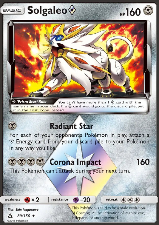 Solgaleo ◇ 89 Ultra Prism Pokesingles