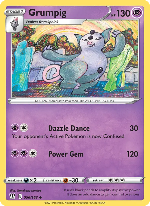 Grumpig 56 Battle Styles Pokesingles