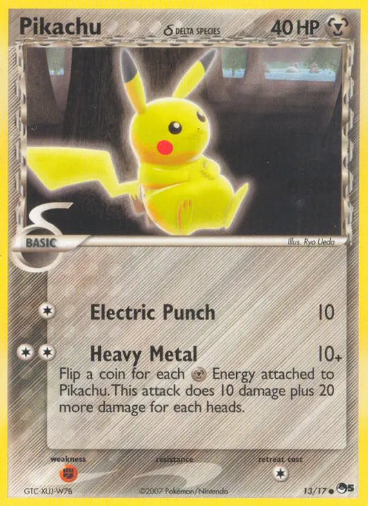 Pikachu δ 13 POP Series 5 Pokesingles