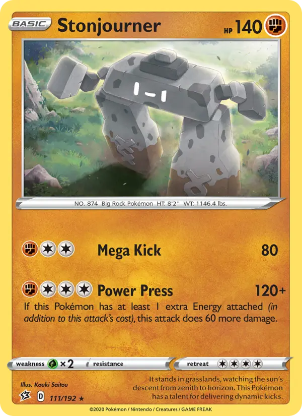 Stonjourner 111 Rebel Clash Pokesingles