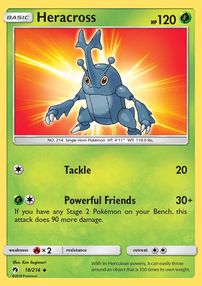 Heracross 18 Lost Thunder Pokesingles