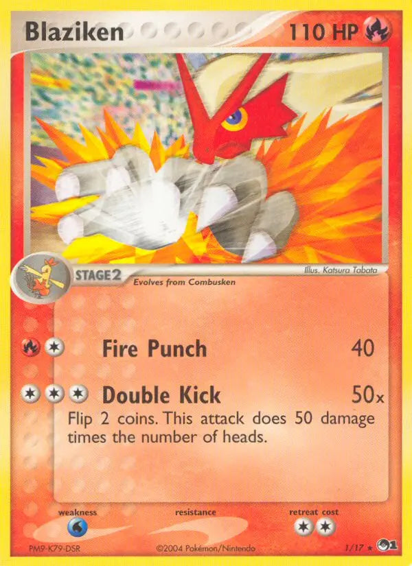 Blaziken 1 POP Series 1 Pokesingles