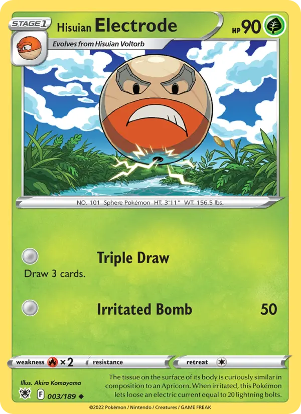 Hisuian Electrode 3 Astral Radiance Pokesingles