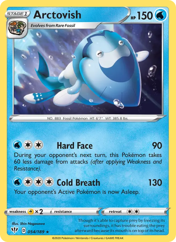 Arctovish 54 Darkness Ablaze Pokesingles