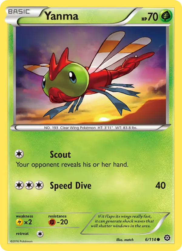 Yanma 6 Steam Siege Pokesingles