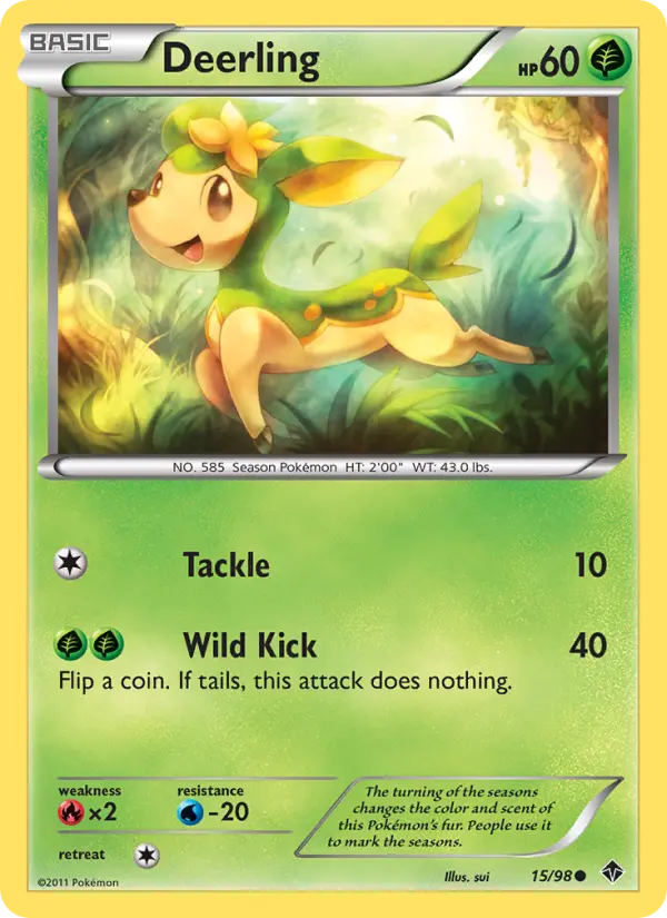 Deerling 15 Emerging Powers Pokesingles