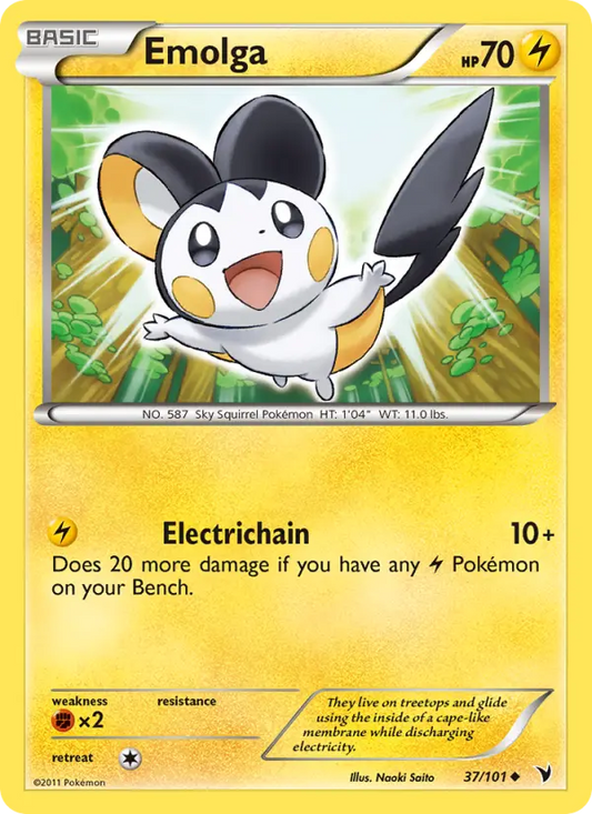 Emolga 37 Noble Victories Pokesingles