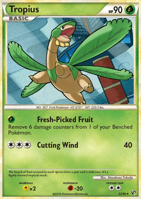 Tropius 22 Undaunted Pokesingles