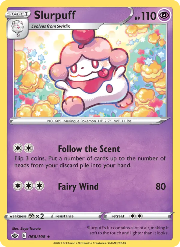 Slurpuff 68 Chilling Reign Pokesingles