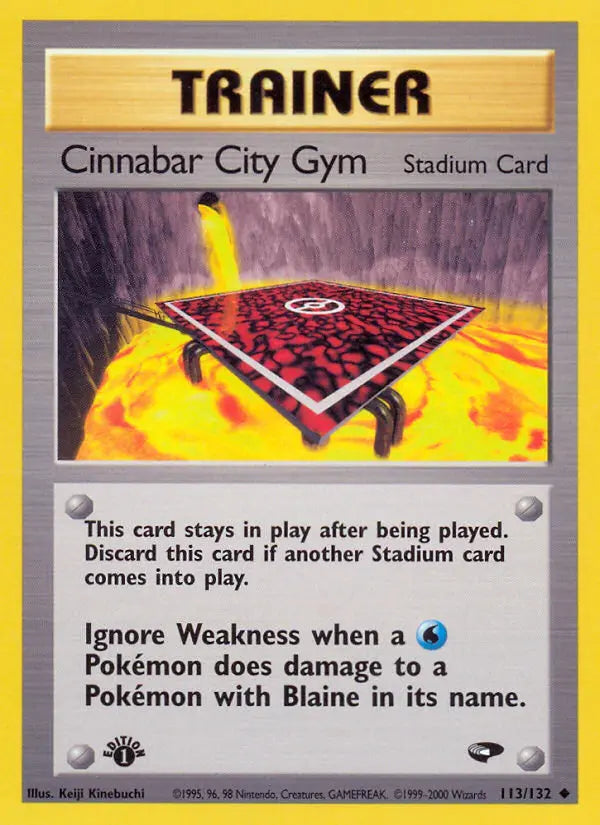 Cinnabar City Gym 113 Gym Challenge Pokesingles