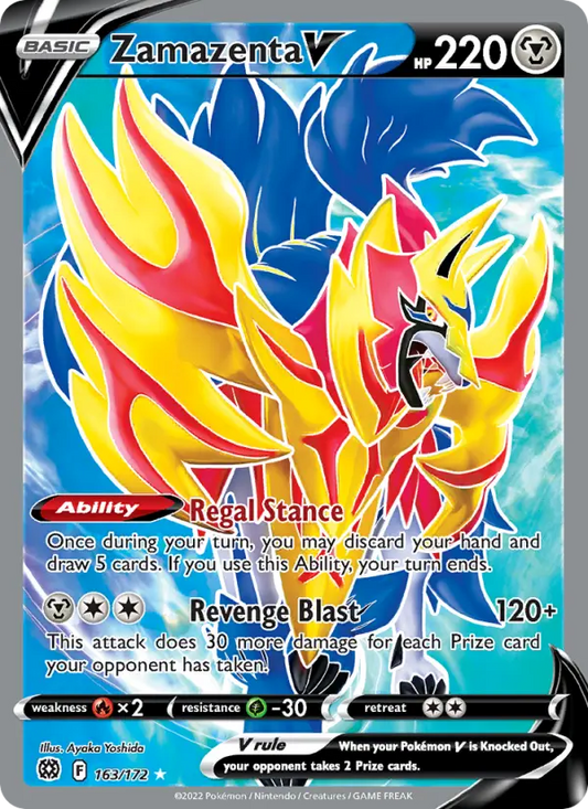 Zamazenta V 163 Brilliant Stars Pokesingles