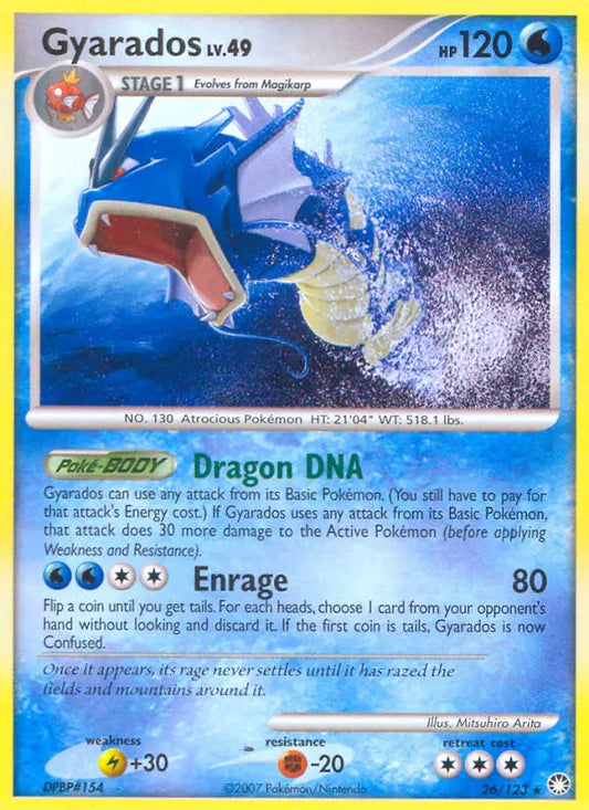 Gyarados 26 Mysterious Treasures Pokesingles