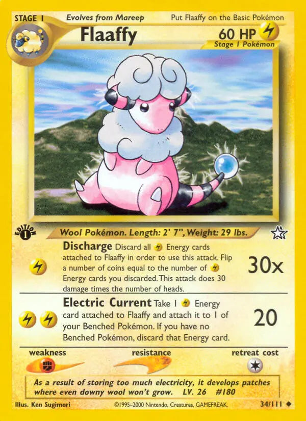 Flaaffy 34 Neo Genesis Pokesingles