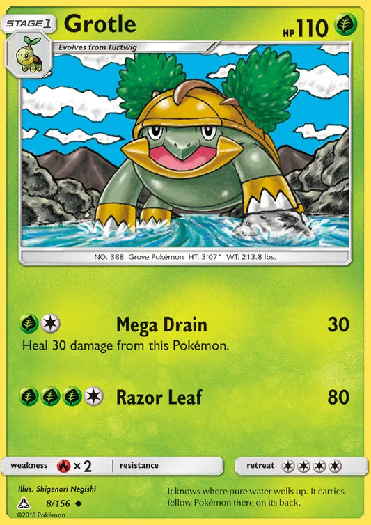 Grotle 8 Ultra Prism Pokesingles