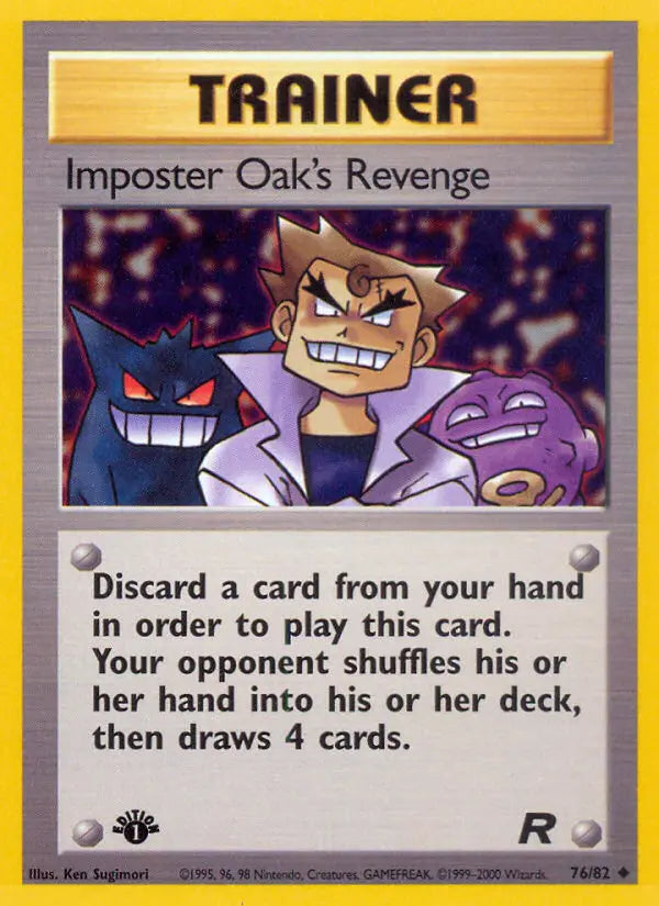 Imposter Oak's Revenge 76 Team Rocket Pokesingles