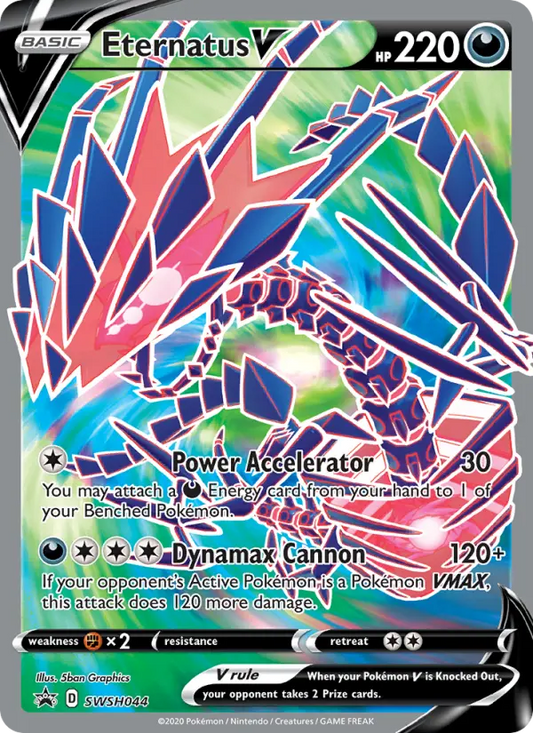 Eternatus V SWSH044 SWSH Black Star Promos Pokesingles