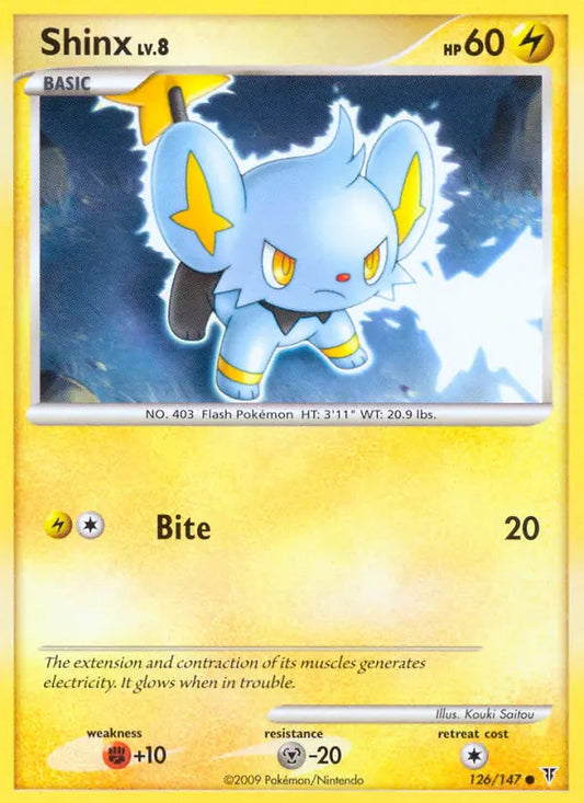 Shinx 126 Supreme Victors Pokesingles