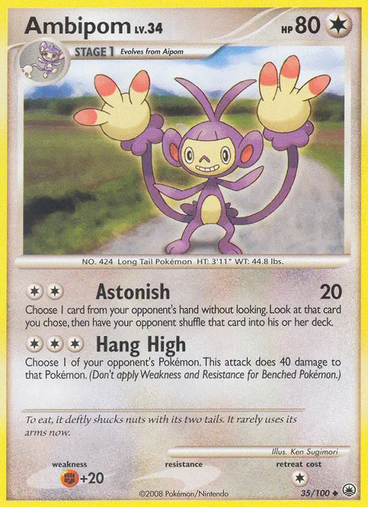 Ambipom 35 Majestic Dawn Pokesingles