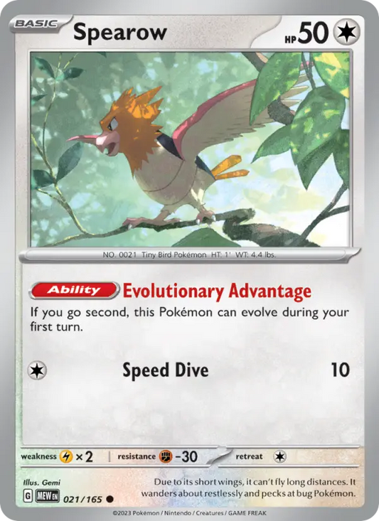 Spearow 21 151 Pokesingles