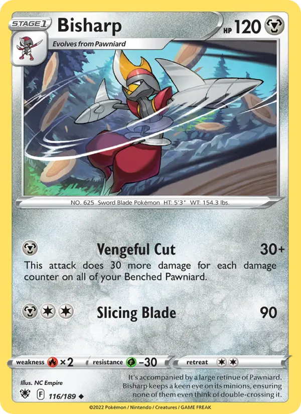 Bisharp 116 Astral Radiance Pokesingles