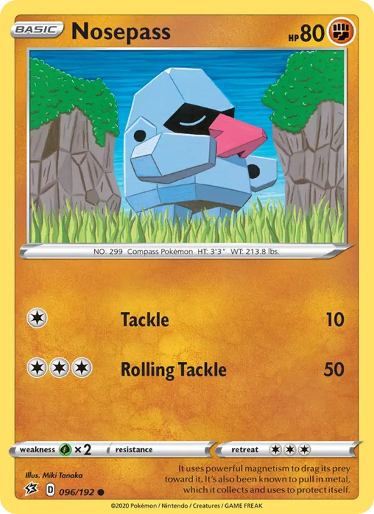 Nosepass 96 Rebel Clash Pokesingles