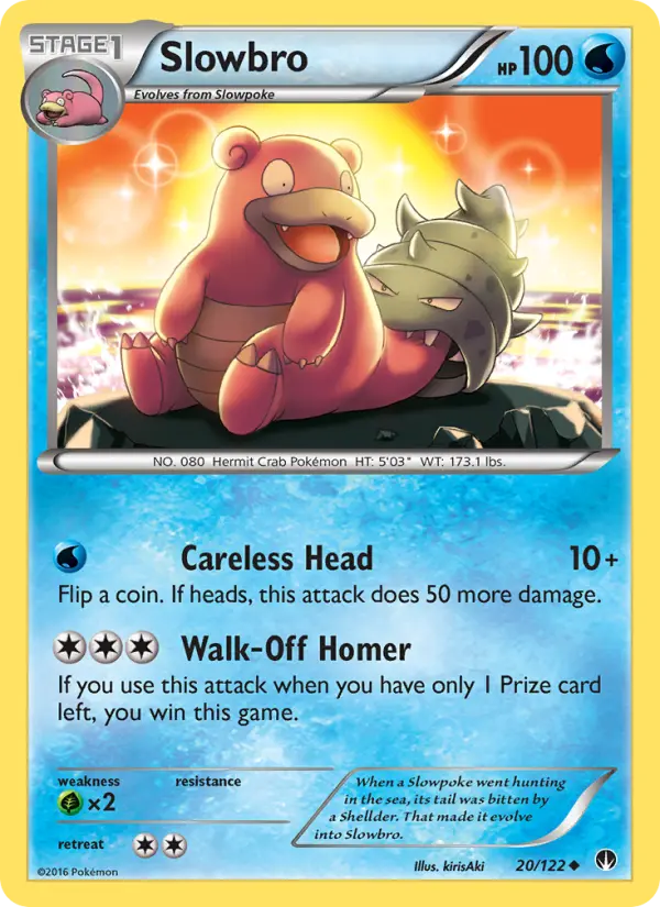 Slowbro 20 BREAKpoint Pokesingles