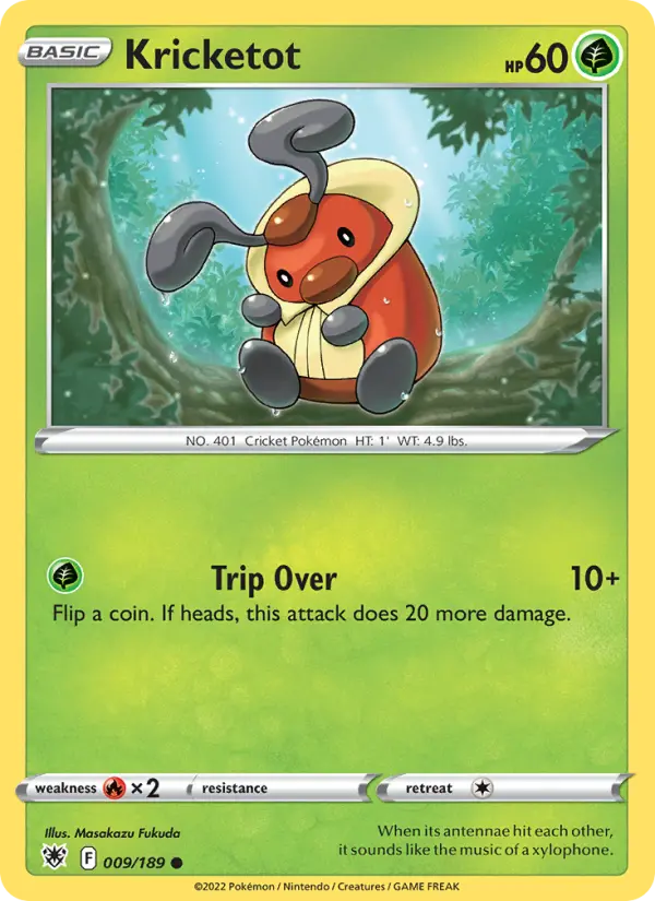 Kricketot 9 Astral Radiance Pokesingles