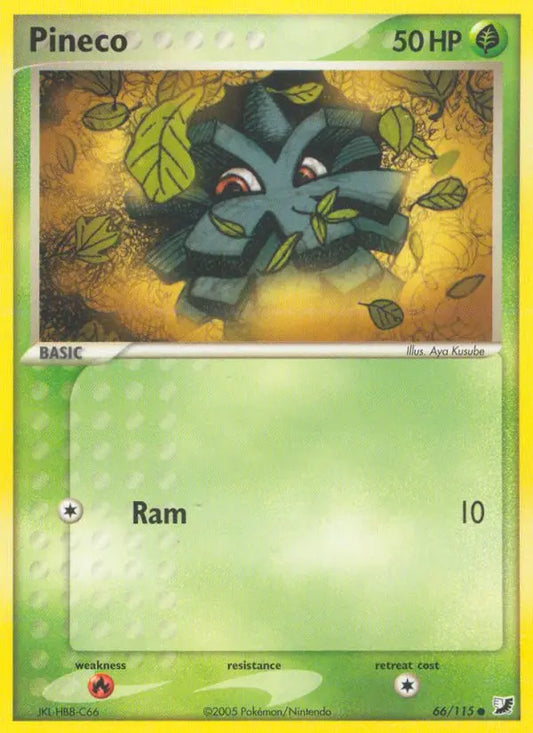 Pineco 66 Unseen Forces Pokesingles