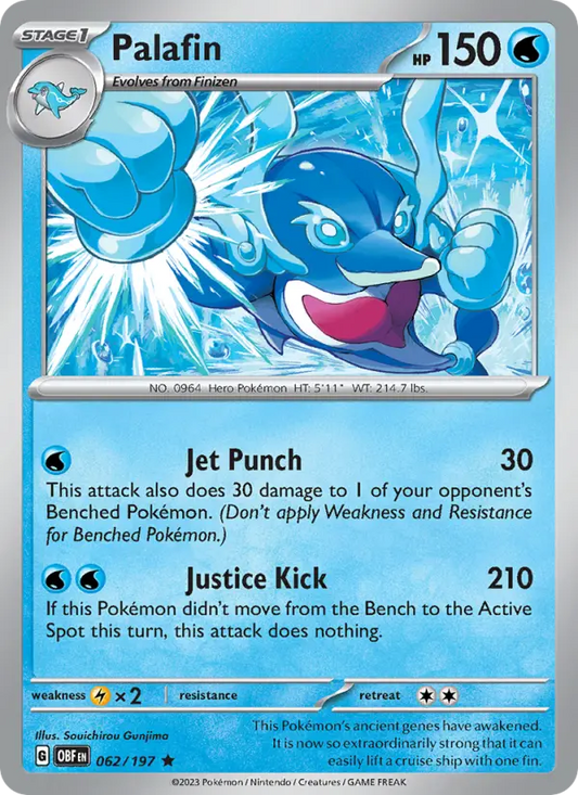Palafin 62 Obsidian Flames Pokesingles