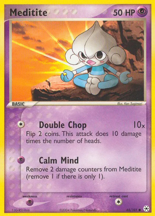 Meditite 65 Hidden Legends Pokesingles