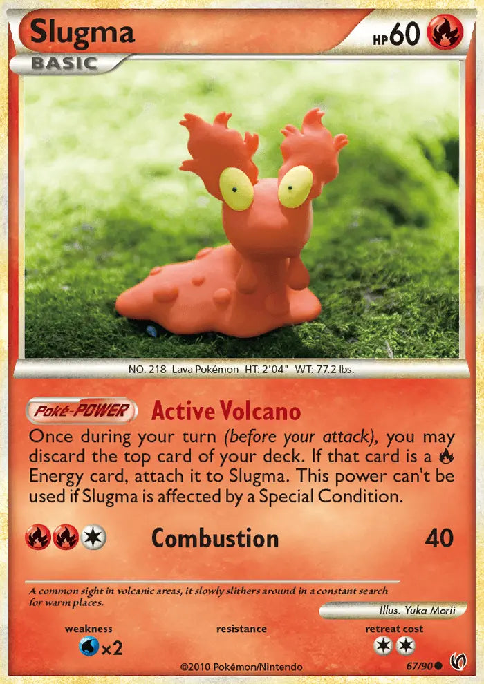 Slugma 67 Undaunted Pokesingles