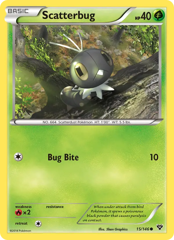 Scatterbug 15 XY Pokesingles