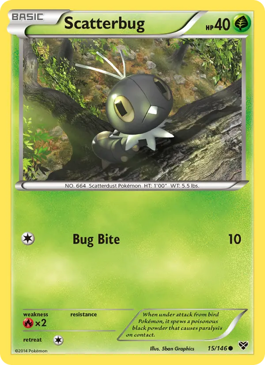 Scatterbug 15 XY Pokesingles