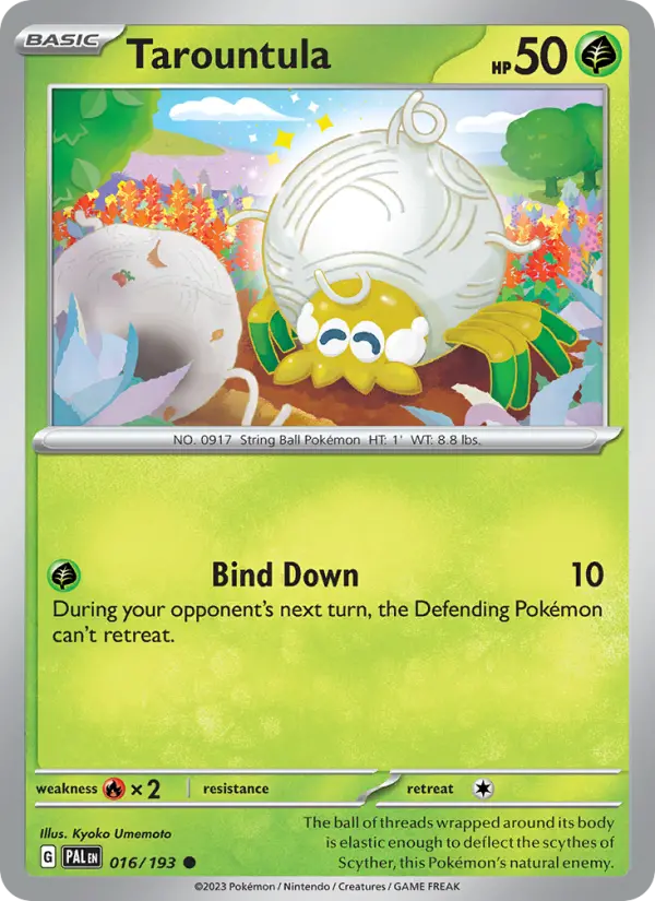 Tarountula 16 Paldea Evolved Pokesingles
