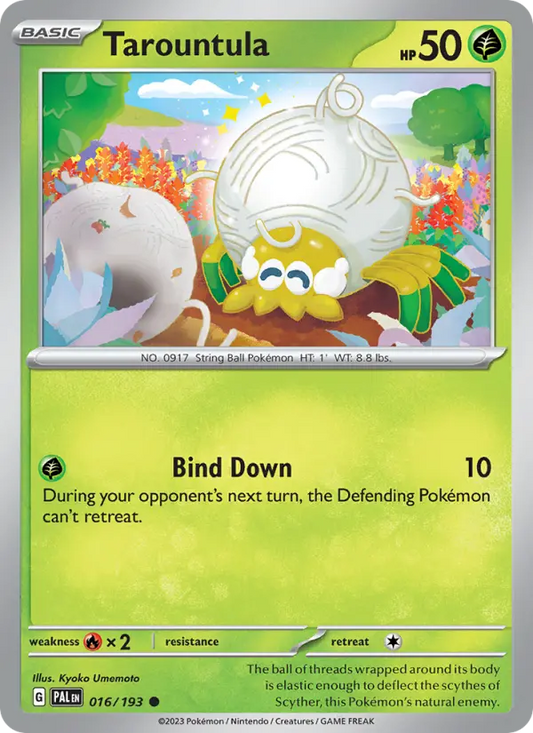 Tarountula 16 Paldea Evolved Pokesingles