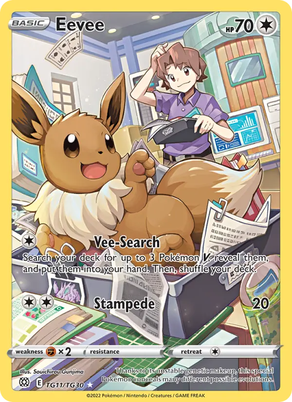 Eevee TG11 Brilliant Stars Pokesingles
