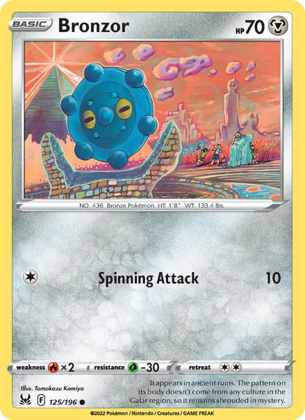 Bronzor 125 Lost Origin Pokesingles