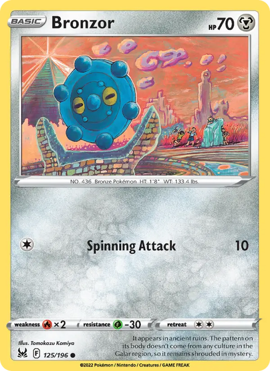 Bronzor 125 Lost Origin Pokesingles