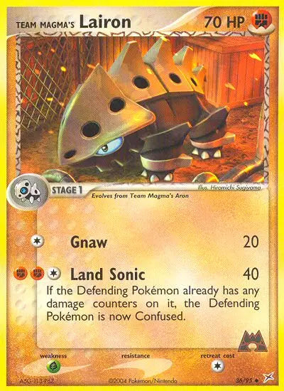 Team Magma's Lairon 36 Team Magma vs Team Aqua Pokesingles
