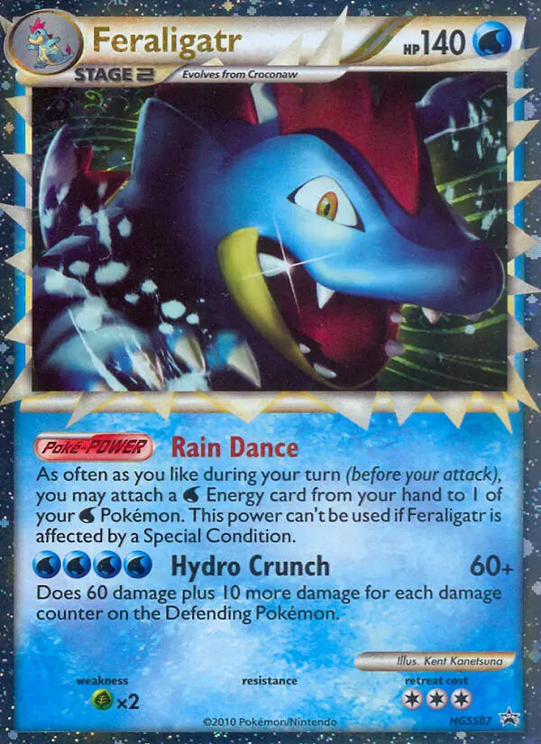 Feraligatr HGSS07 HGSS Black Star Promos Pokesingles