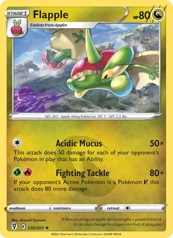 Flapple 120 Evolving Skies Pokesingles