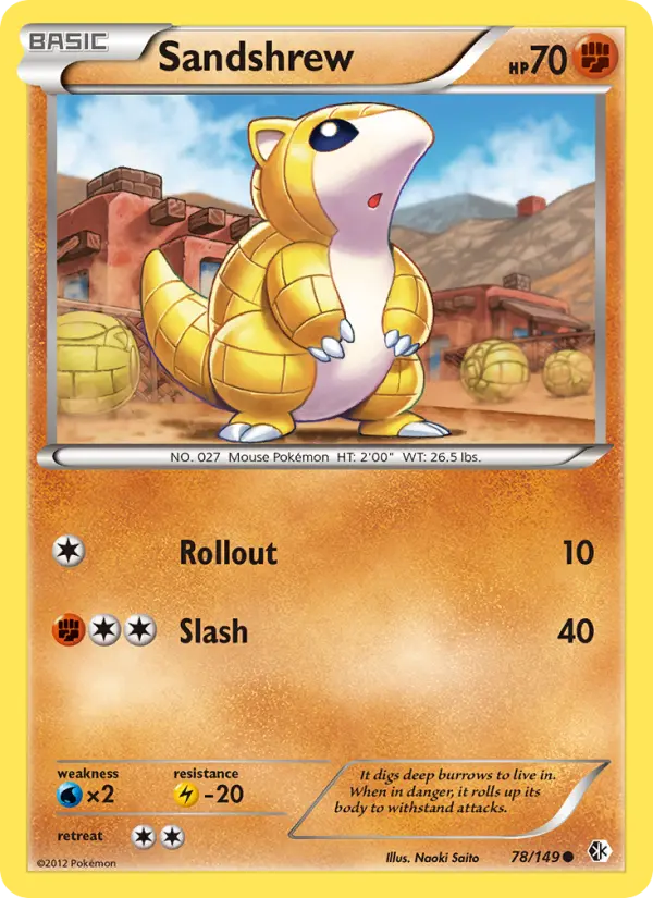 Sandshrew 78 Boundaries Crossed Pokesingles